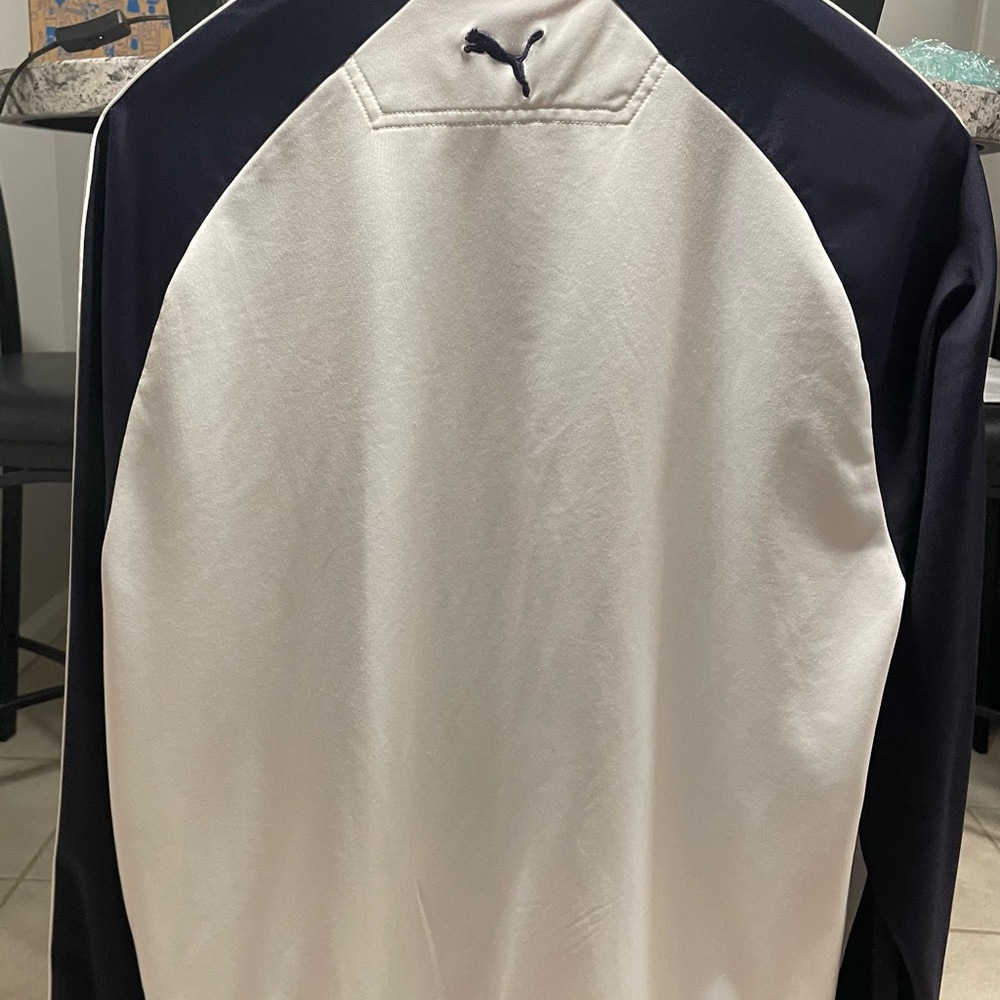 Puma White and Blue Track Jacket - Picture 2 of 3